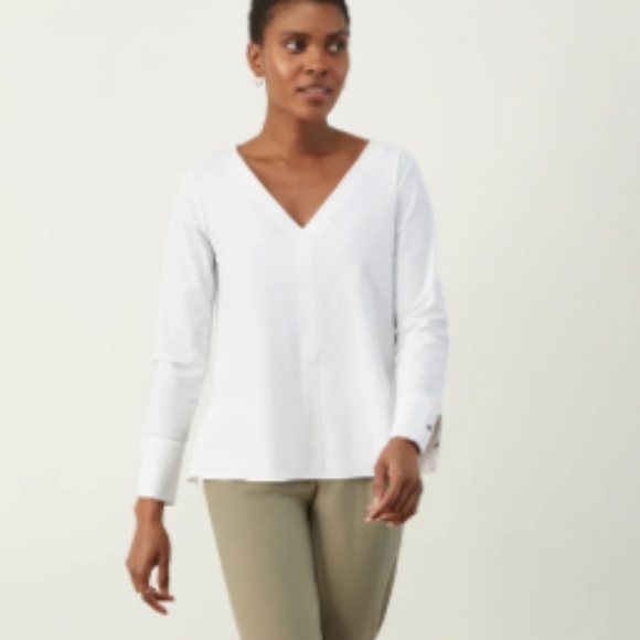 NWT - Aday Something Tailored Shirt - white medium